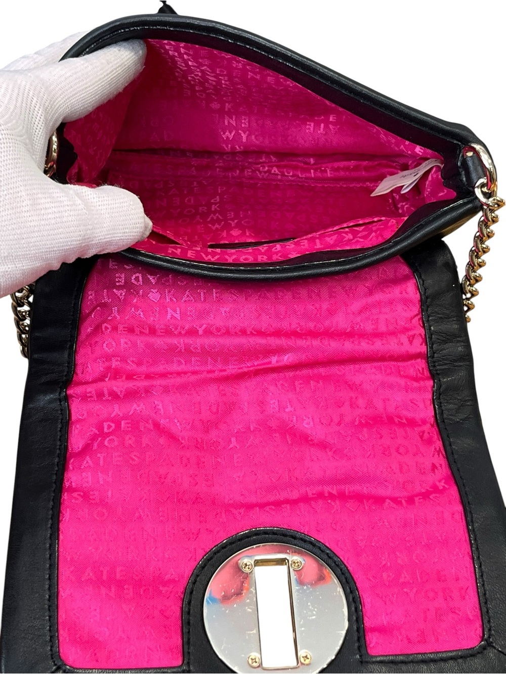 Kate Spade Astor Court Naomi Black Quilted Leather Crossbody Bag WKRU1999 - Picture 9 of 16
